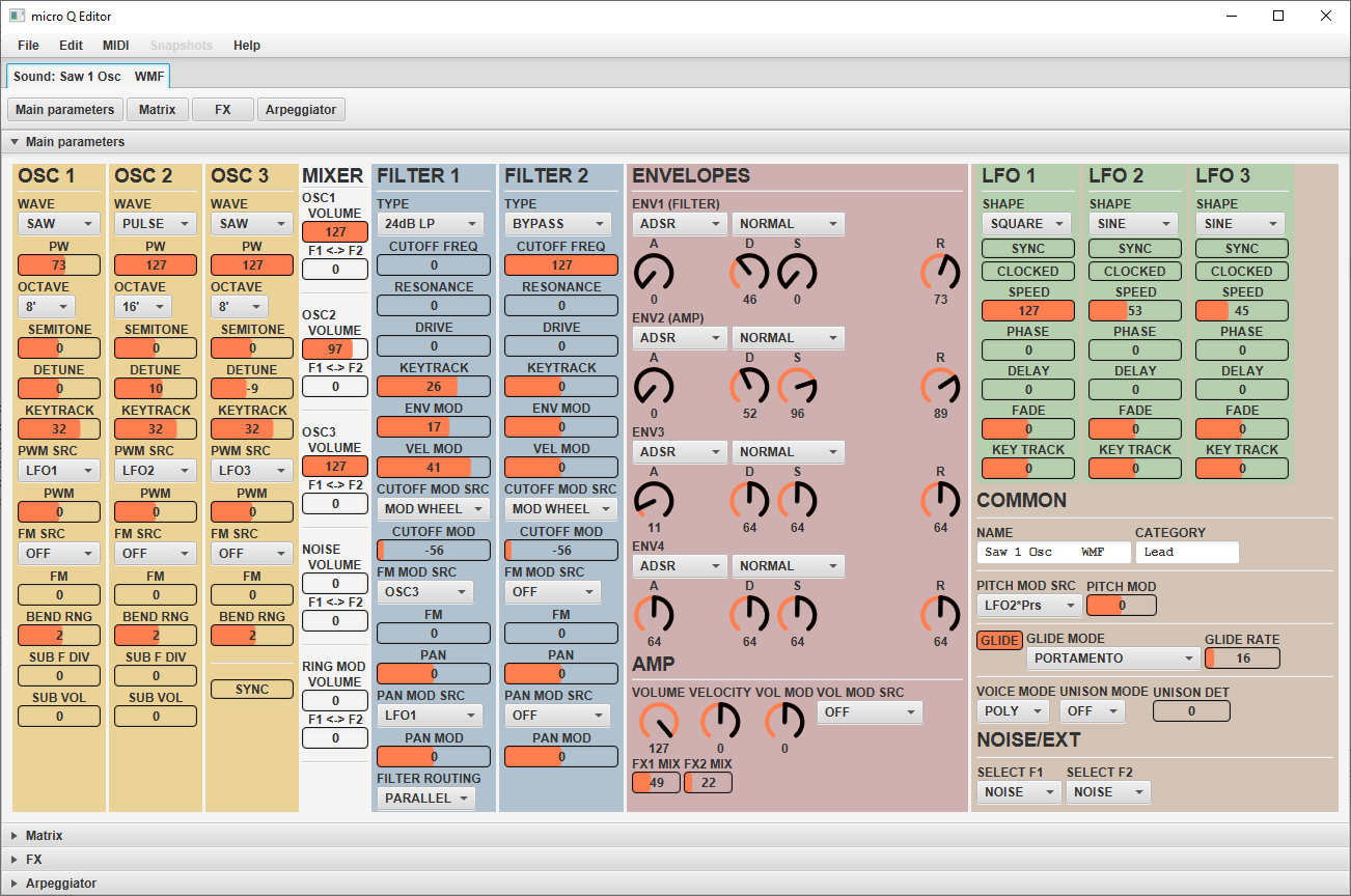 Waldorf Micro Q Windows Editor